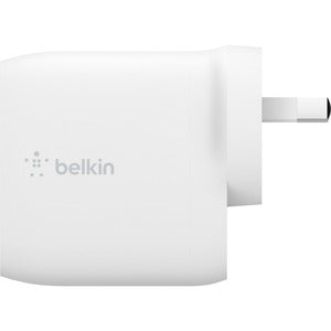 Genuine Belkin BOOST CHARGE 24 W AC Adapter USB For Smartphone Tablet PC Power Bank iPad Pro 4.80 A Output White WCD001AU1MWH