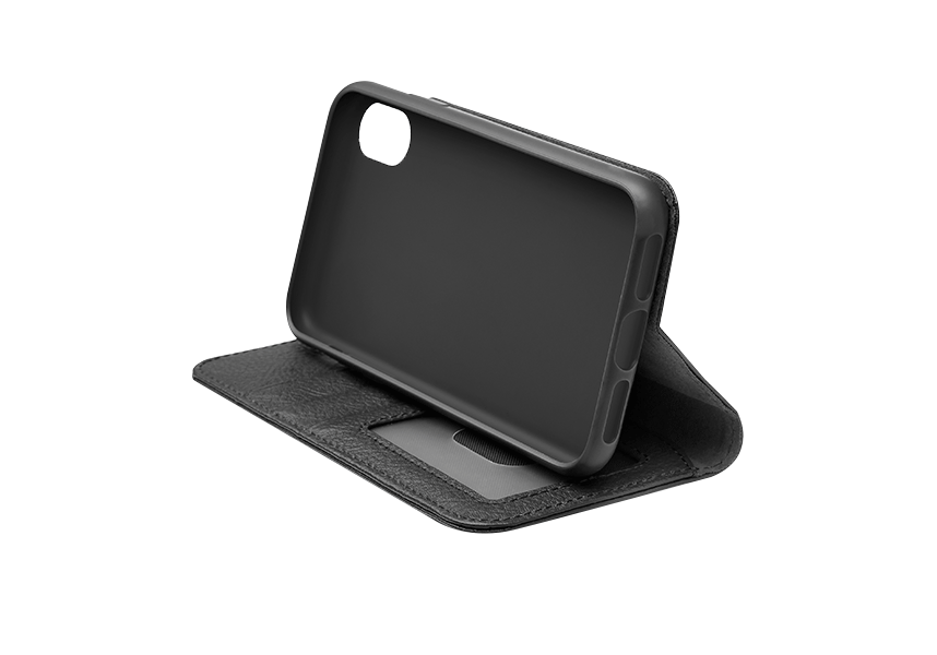 Genuine Cygnett CitiWallet iPhone XR Leather Wallet Case Black CY2622WALCI Designed in Australia