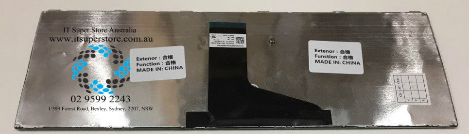 Toshiba Satelite P840 P840T P845T Keyboard Silver & Black PK1310R1A00 Genuine