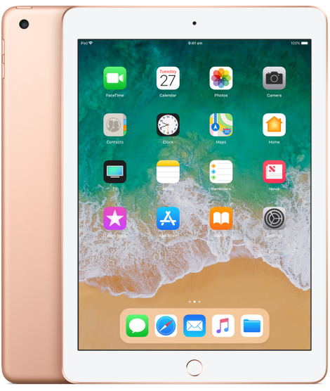 iPad 6th Generation Wi-Fi 32GB A1893 Gold Colour 