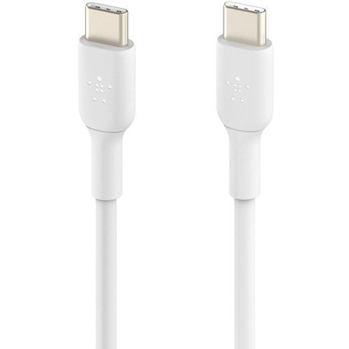Belkin 1 m USB-C Data Transfer Cable First End: Type C  Second End:  Type C  White Durability Tested 25000+ Bends
