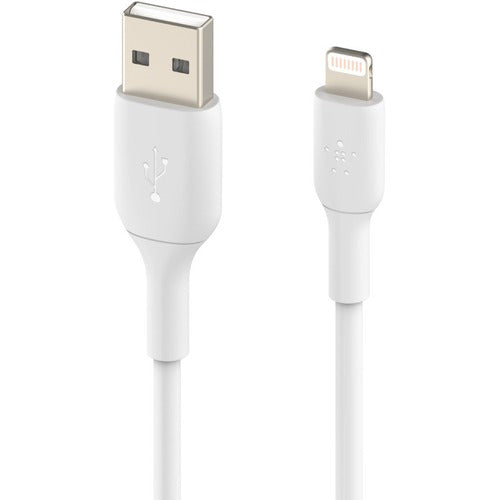 Belkin BOOST CHARGE 2M Lightning/USB Data Transfer Cable for iPhone, iPad, iPad Pro Lightning Malen to USB Type A Male - 2 METERS White