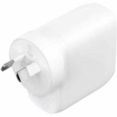 Belkin Dual USB-C PD Wall Charger with PPS 60W deliver fast charging of 0-50% in 25 minutes for iPhone