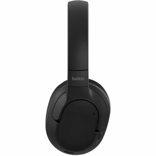 Belkin SoundForm Surround Wired/Wireless On-ear, Over-the-head, Over-the-ear Stereo Headset - Black - Binaural - Ear-cup - 1000 cm - Bluetooth - 121.9 cm Cable - Mini-phone 3.5mm 60 hours of battery life