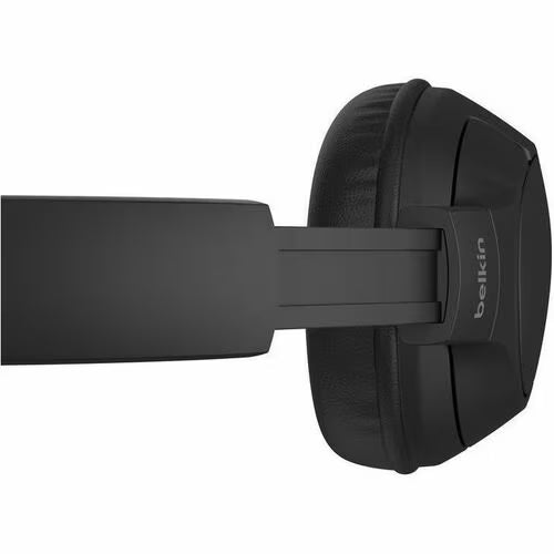 Belkin SoundForm Surround Wired/Wireless On-ear, Over-the-head, Over-the-ear Stereo Headset - Black - Binaural - Ear-cup - 1000 cm - Bluetooth - 121.9 cm Cable - Mini-phone 3.5mm 60 hours of battery life