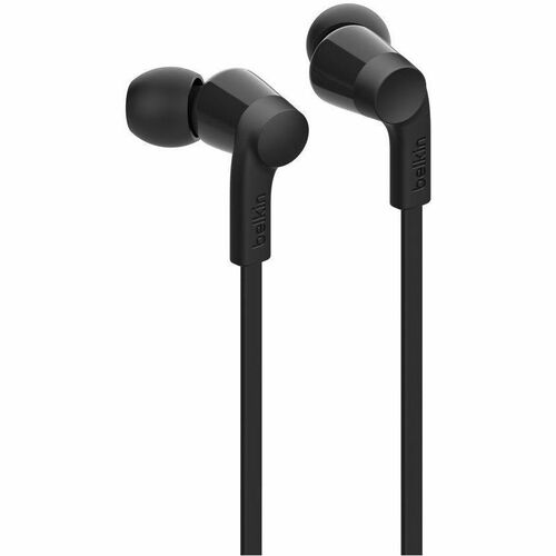 Belkin SOUNDFORM Wired Earbud Stereo Earset Black Binaural In-ear - USB Type C