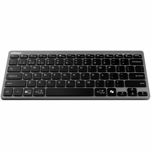 Adesso EasyTouch 7000 Keyboard - Wireless Connectivity - English (US) - Scissors Keyswitch - Bluetooth - 5 - 9.14 m - 78 Key(s) - CoPilot, My Computer, Back, Forward, Search, Email, Play/Pause, Stop