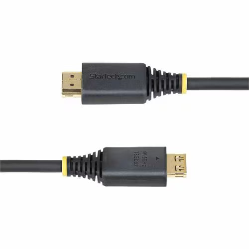 StarTech 8ft 2.4M High Speed HDMI Cable with Gripping Connectors, 4K 60Hz/1440p 144Hz, 18Gbps, UHD HDMI 2.0 Cord, TPE Jacket - High Speed HDMI Cable w/gripping connectors