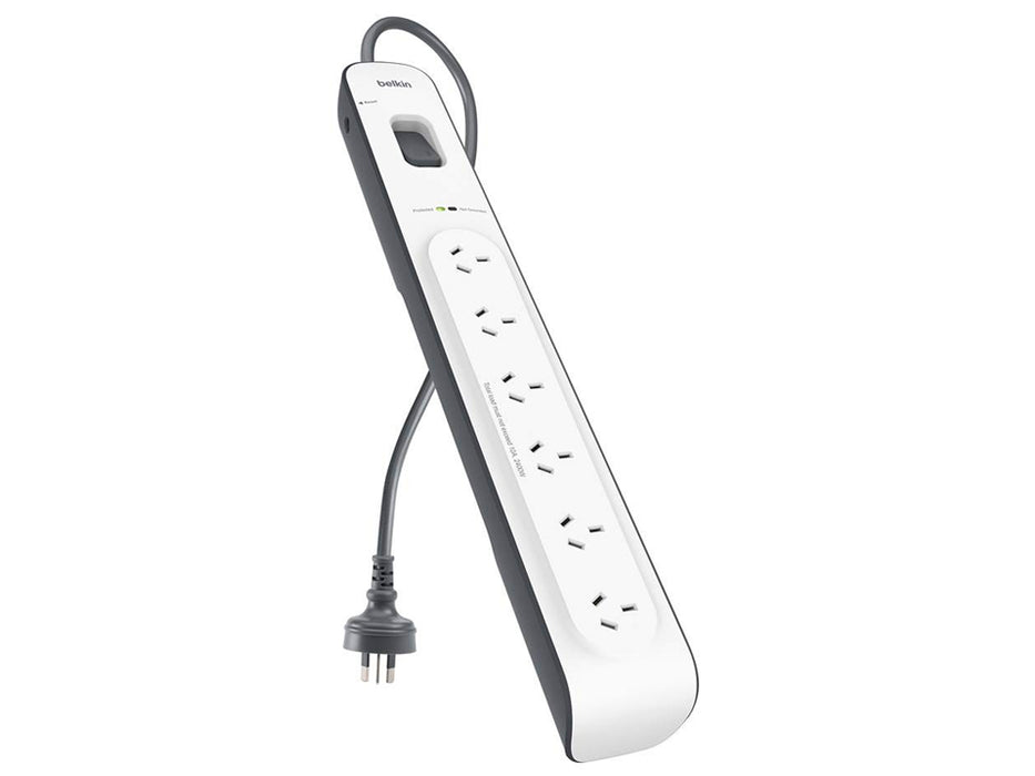 Belkin Surge Suppressor / Protector - 6 x AC Power 650J 2 Meters External