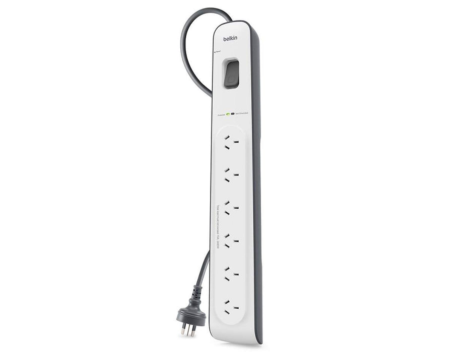 Belkin Surge Suppressor / Protector - 6 x AC Power 650J 2 Meters External