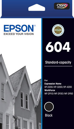 Epson 604 Black Ink Cartridge C13T10G192