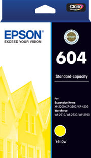 Epson 604 Yellow Ink Cartridge C13T10G492 for Epson XP 2200 3200 4200 2910 2950