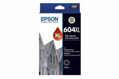 Epson 604XL Black Ink Cartridge C13T09H192 for Epson  XP 2200 3200 4200 2910 2950 500 pages