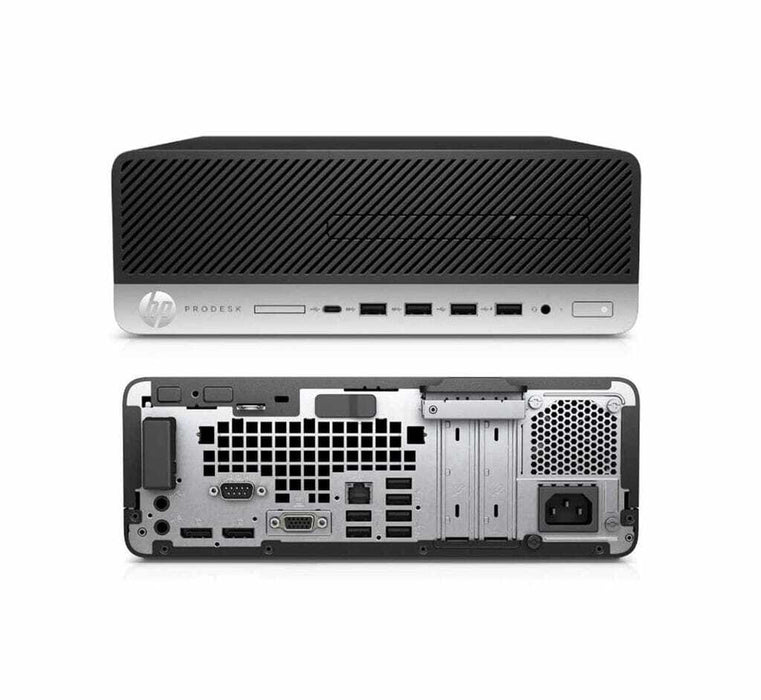 Used HP ProDesk 600 G4 SFF PC i3-8100 3.60Hz CPU 12GB DDR4 Ram 500GB SSD 1TB HDD Win11 Pro Edu