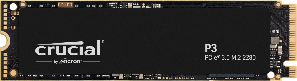 Crucial P3 2TB PCIe 3.0, 3D NAND, NVMe, M.2 SSD, up to 3500MB/s CT2000P3SSD8
