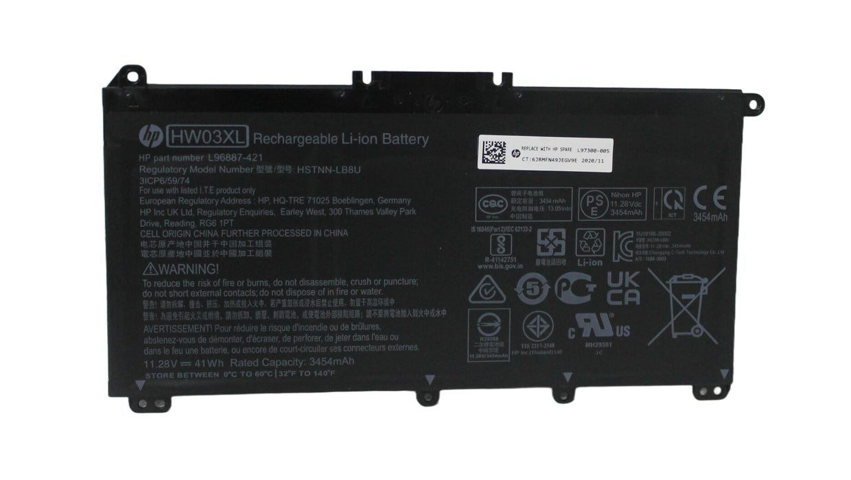 HP Pavilion 15-eg0558TU 15-eg3000 HW03XL Replacement Laptop Battery