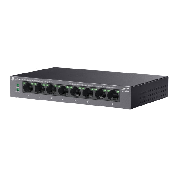 TP-Link LS108GP Network 8 Port Network Switch Power Over Ethernet