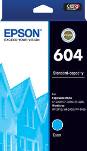 Epson 604 Cyan Ink Cartridge C13T10G292 for Epson  XP 2200 3200 4200 2910 2950