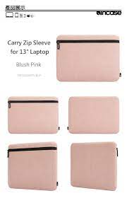 Incipio Incase Carrying Case (Sleeve) for 33 cm (13") Notebook - Blush Pink - Woolenex Fabric