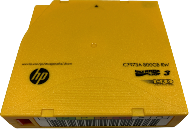 HP LTO-3 Ultrium C7973A 800GB RW Data Cartridge