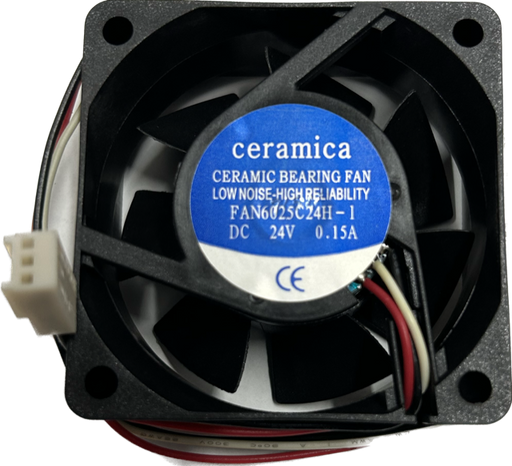 Ceramica 24V 0.15A Fan with Ceramic Bearing 60x60x25mm General Purpose Fans FAN6025C24H-1