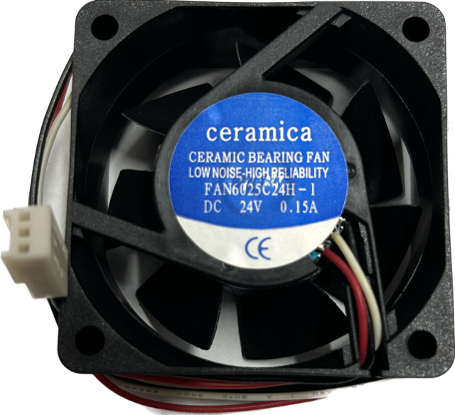 Ceramica 24V 0.15A Fan with Ceramic Bearing 60x60x25mm General Purpose Fans FAN6025C24H-1