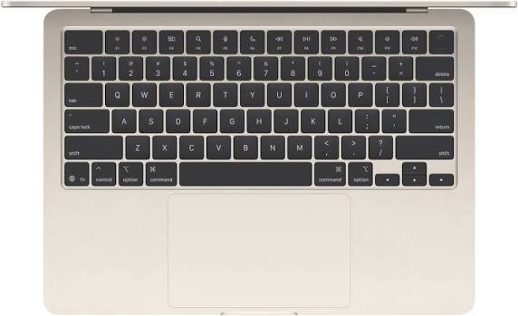 Apple 13in MacBook Air  M4 Chip 10 Core GPU 8 Core GPU 256GB SSD 16GB RAM  A3240 Starlight (MW0Y3X/A)