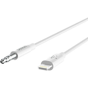 Belkin 90 cm Lightning/Mini-phone Audio Cable for Audio Device - Lightning to 3.5mm Male Audio