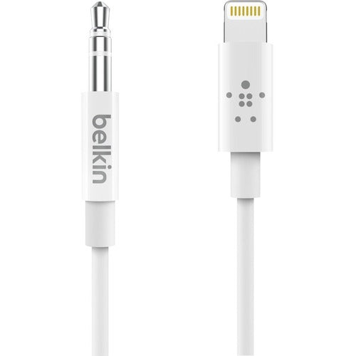 Belkin 90 cm Lightning/Mini-phone Audio Cable for Audio Device - Lightning to 3.5mm Male Audio