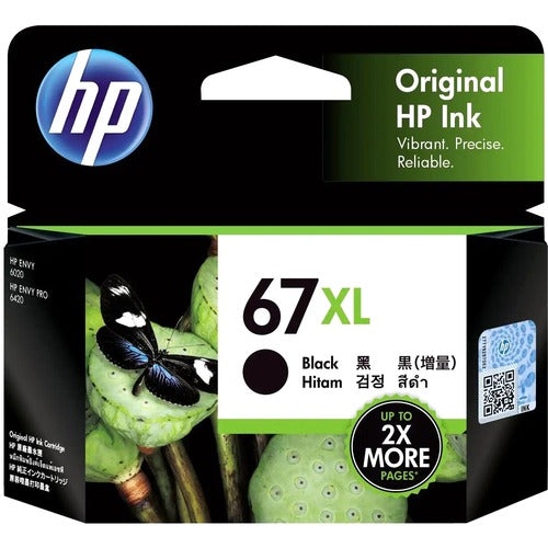 HP 67XL BLACK ORIGINAL INK CARTRIDGE 3YM57AA
