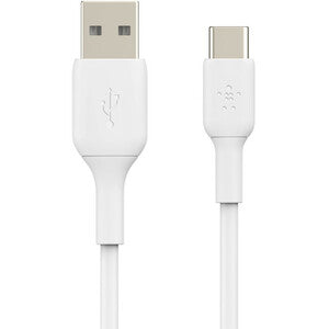 Belkin BOOST CHARGE 1M USB/USB-C Data Transfer Cable USB Type C Male to USB Type A Male White