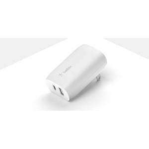Belkin BOOST CHARGE 37 W AC Adapter USB - USB Type-C - For iPhone Smartphone Tablet PC Mobile Phone White WCB007AUWH