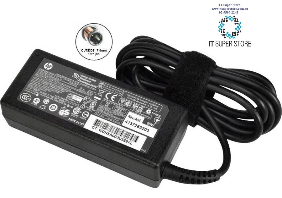 HP 2000-2D02SV Series F1W72EA#AB7 65W Charger Original