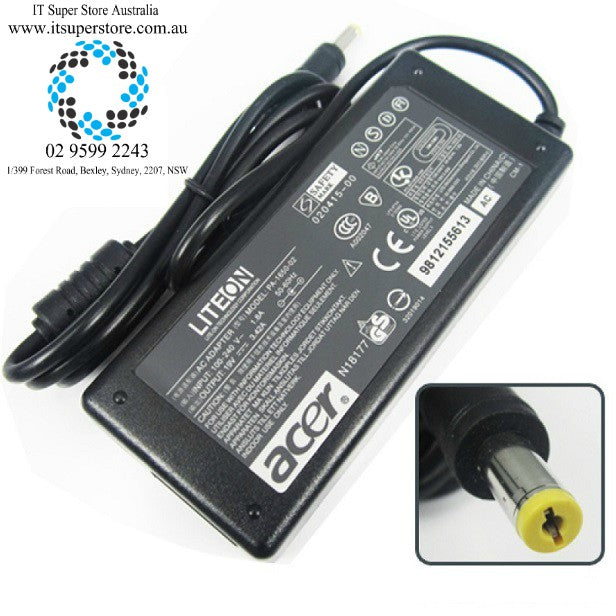 Acer Aspire F5-573 Series N16Q2 65W Charger Original with Power Cord