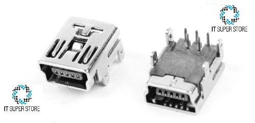 Mini USB B Female Socket DIP Connector A13062600UX1359