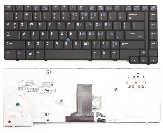 HP Compaq 8510 8510P 8510W Series Laptop Keyboard with Track-Point 451020-001