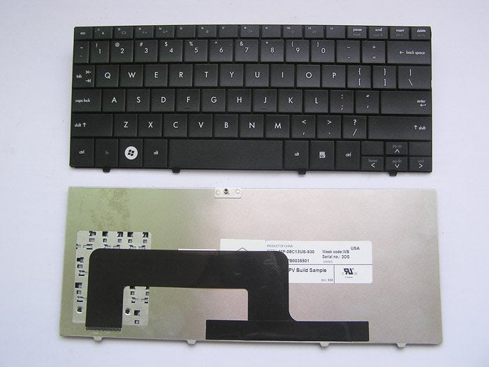 HP MINI 1000 MINI 700 Series Laptop Keyboard Black 496688-B31