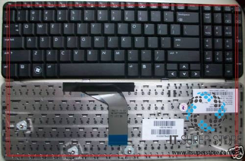 HP Compaq Presario CQ61 G61 CQ61-405AX Series laptop Keyboard Matte Black 532818-001