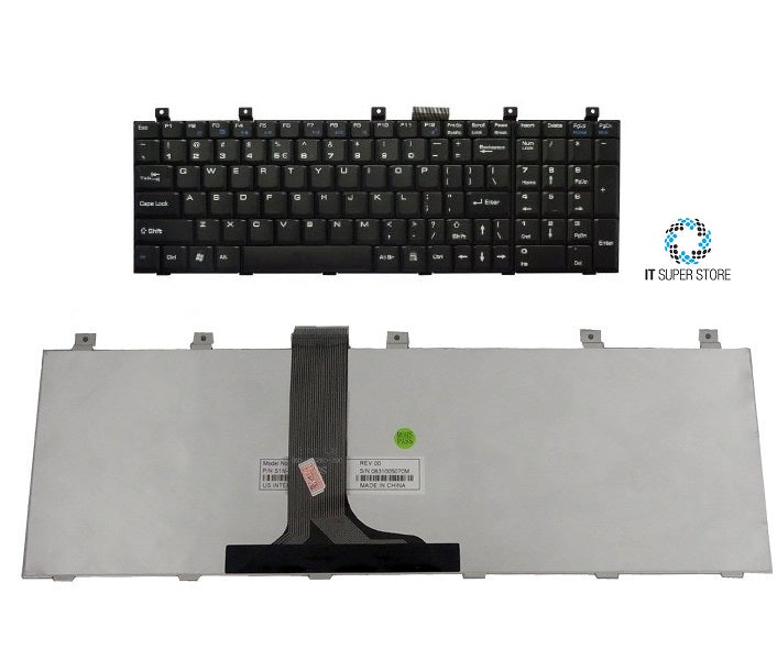 MSI GX620 GX630 GX640 GX660R Laptop Keyboard Black MP-03233U4-359D