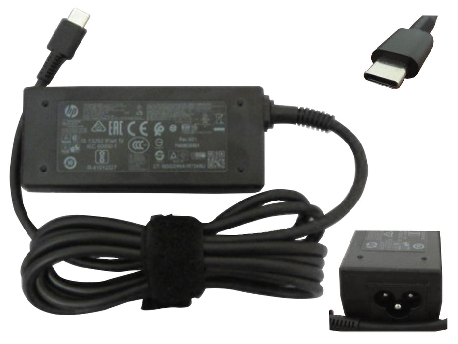 Genuine HP CB X360 11 G1 11 2RA54PA 45W USBC Laptop Charger 920068-850