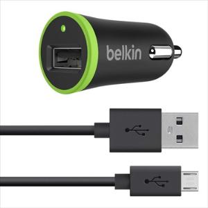 Belkin CAR CHARGER WITH MICRO USB CHARGE / SYNC CABLE 2.1A