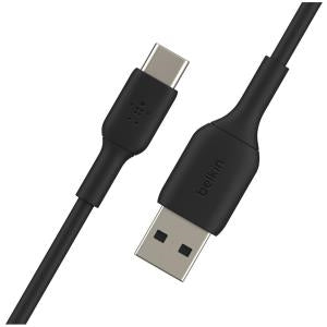 BELKIN BOOSTCHARGE USB-A TO USB-C CABLE 1M BLACK  Data Transfer Cable