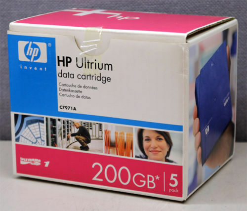 HP Ultrium data cartridge 200 GB, pack of 5