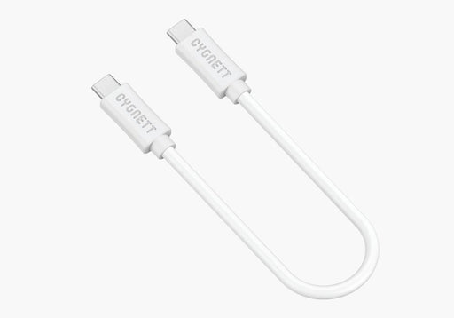 Genuine Cygnett 10cm USB-C to USB-C Cable in White CY2041PCTYC
