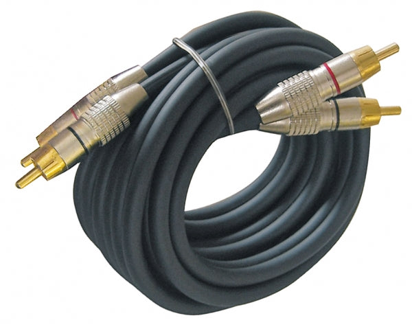 RCA to RCA 10 Meters High Quality Male to Male Cable for Subwoofer Projector & TV