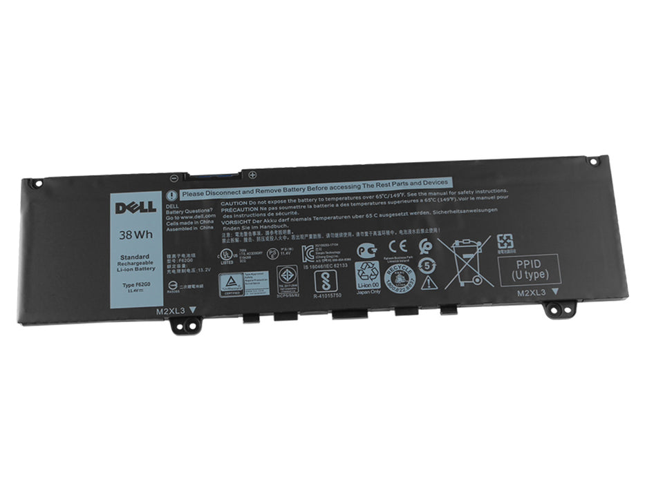 Dell Inspiron 13 7000 7370 7373 7380 P83G001 Vostro 5370 11.4V 38Wh Replacement Laptop Battery