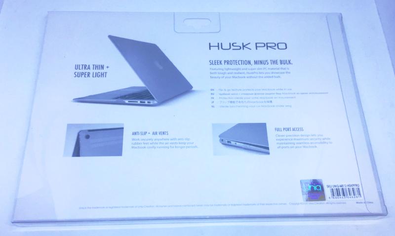 Macbook A1534 Uniq Husk Pro Cover Clear uniq-mb12-hskpfro