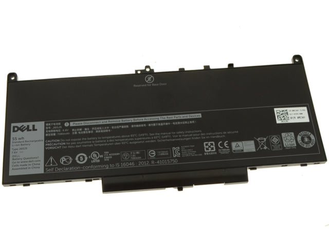 Dell Latitude E7270 E7470 55Wh Replacement Laptop Battery J60J5