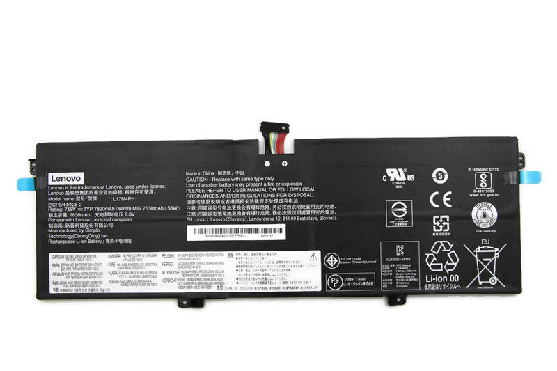 Lenovo Yoga C930-13IKB 81C4 81C40064AU 7.68V Replacement Laptop Battery L17C4PH1
