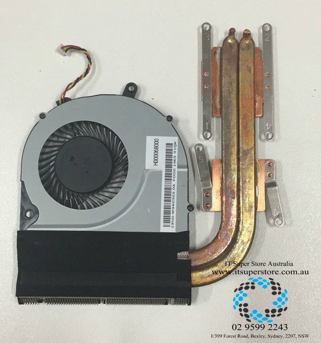 Genuine Toshiba H000068000 Heat Sink with Cooling Fan